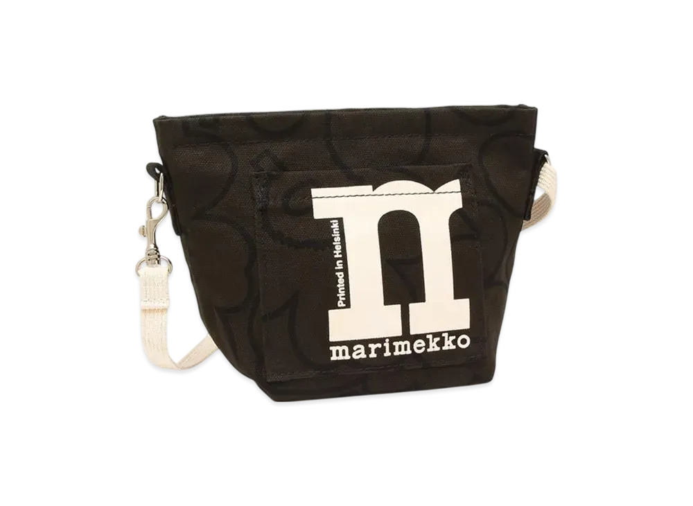 Marimekko Mono Mini Crossbody Piirto Unikko Dark "Green Black"