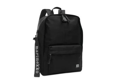 Marimekko Zip Top Backpack Solid "Black"
