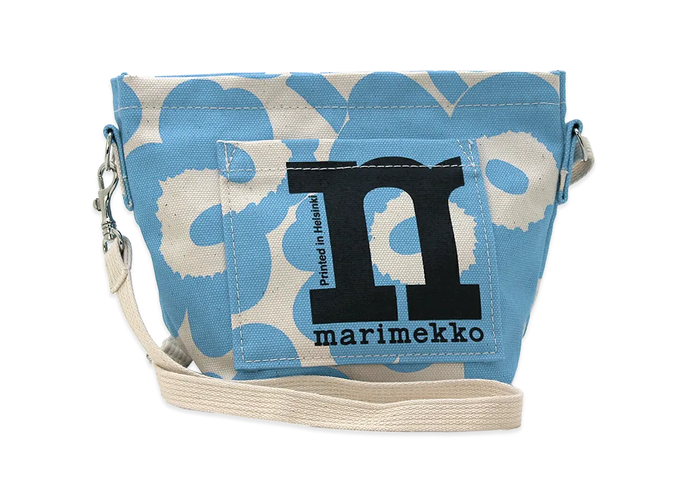 Marimekko Women's Shoulder Bag Mono Mini Crossbody Unikko "Cotton/Blue"