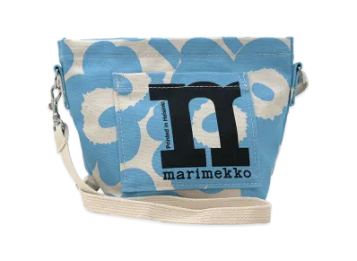 Marimekko Women's Shoulder Bag Mono Mini Crossbody Unikko "Cotton/Blue"