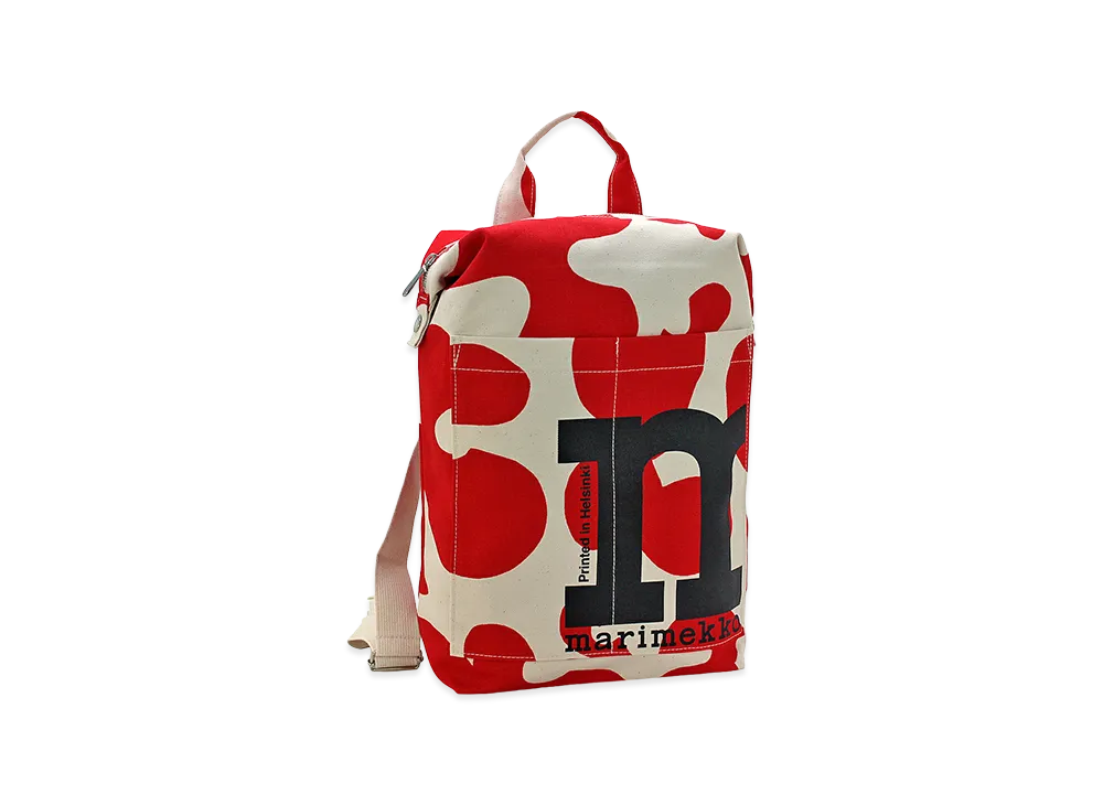 Marimekko Women's Rucksack Backpack Mono Backpack Pulloposti "Cotton/Red"