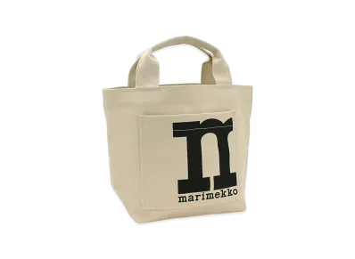 Marimekko Women's Tote Bag Mono Mini Tote Solid "Beige"