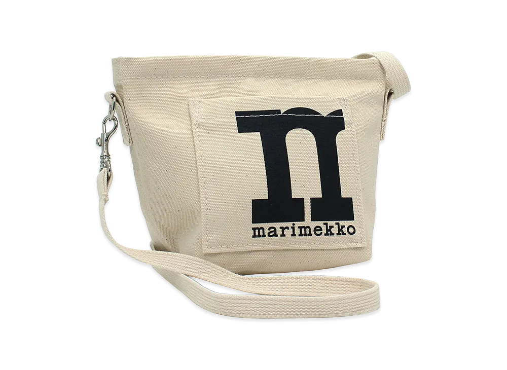 Marimekko Women's Shoulder Bag Mono Mini Crossbody Solid "Beige"