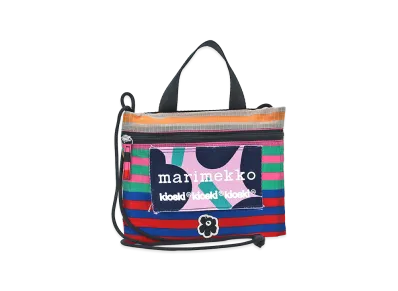 Marimekko Women's Kioski Shoulder Bag Sacoche Funny Cross Pocket Tasaraita "Multi"