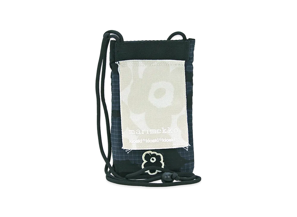 Marimekko Women's Kioski Shoulder Bag Smartphone Case Funny Small Pocket Unikko "Black/White"