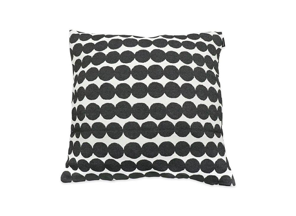 Marimekko Rasymatto Cushion Cover Dot Pattern Jacquard "White/Black"