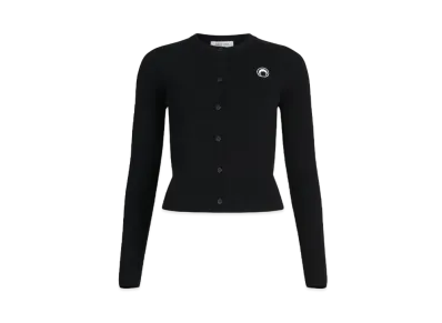 Marine Serre Core Knit Cardigan "Black"