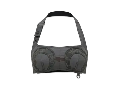 Marine Serre Regenerated Camo Bordeaux Top "Gray/Camo"