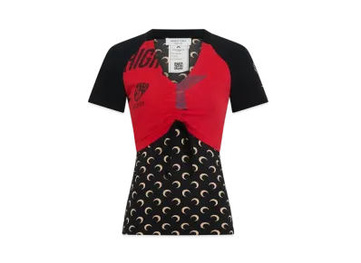 Marine Serre Regenerated Graphic T-Shirt Tank Top "White/Red"