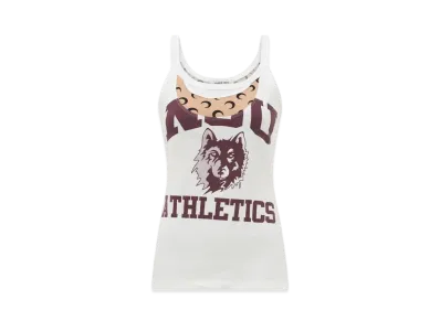 Marine Serre Regenerated Graphic T-Shirt Tank Top "White"