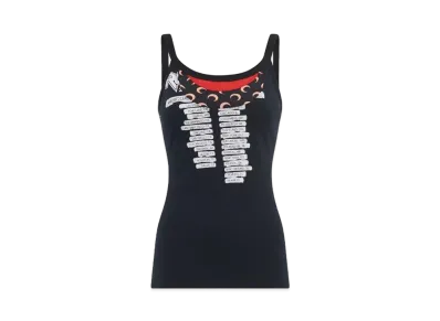 Marine Serre Regenerated Graphic T-Shirt Tank Top "Red"