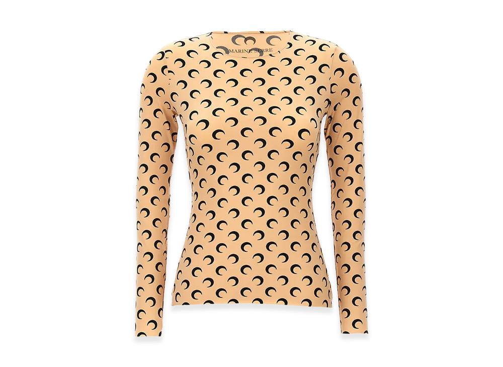 Marine Serre Women's Sweater "Neutrals/Black"