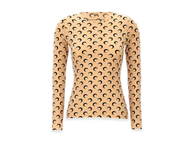 Marine Serre Women's Sweater "Neutrals/Black"