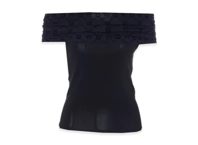 Marine Serre Women's Longsleeves Top "Black"