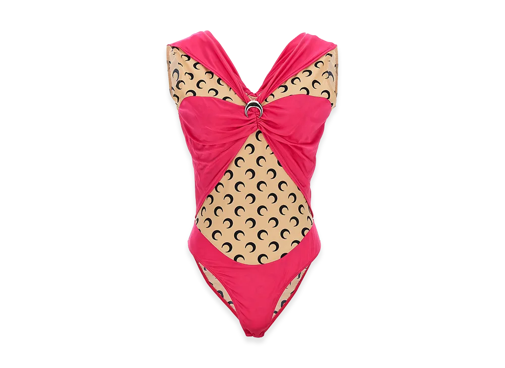 Marine Serre Women's Logo Bodysuit "Multi"