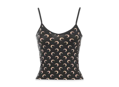 Marine Serre Women's Top "Black/Neutrals"