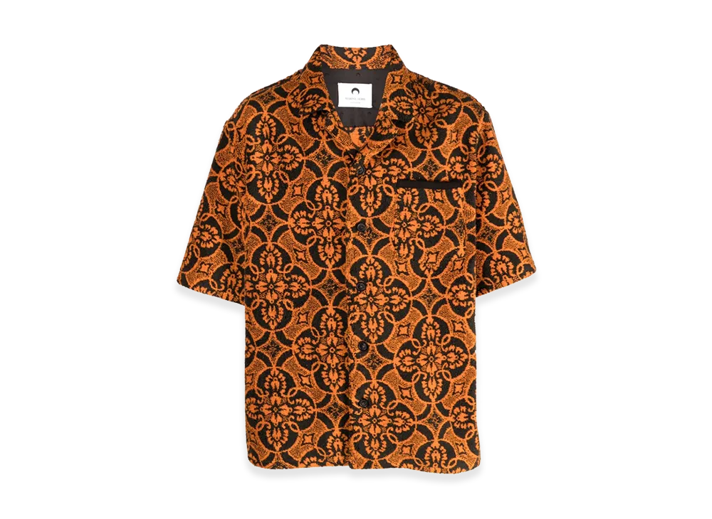 Marine Serre Shirts "Orange"