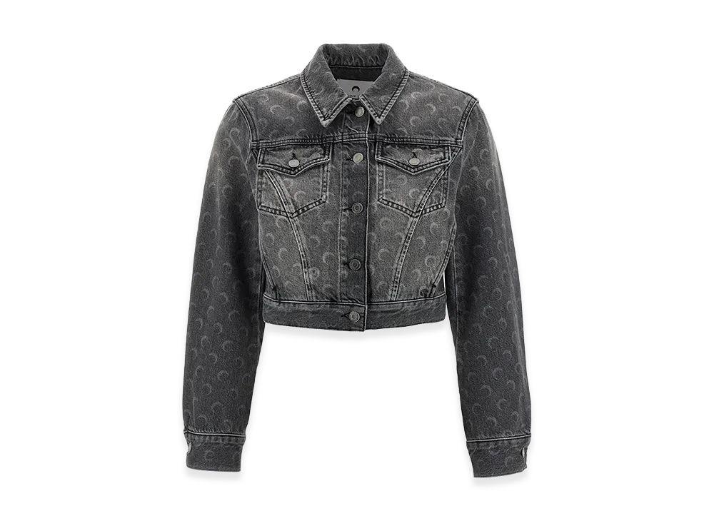 Marine Serre Women's Jackets "Gray"
