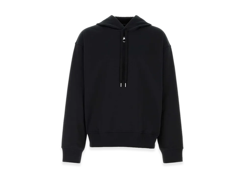 Marine Serre Cotton Sweatshirt "Black"