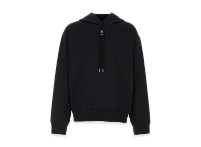 Marine Serre Cotton Sweatshirt "Black"