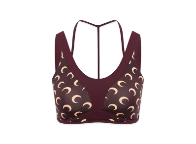 Marine Serre Women's Top "Red/Neutrals"