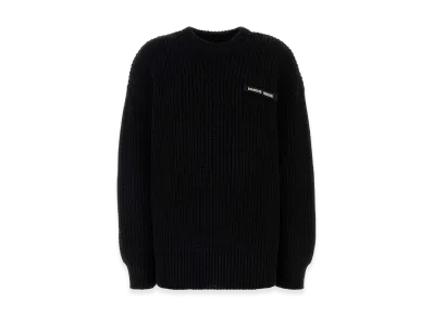 Marine Serre Women's Cotton Oversize Sweater "Black"