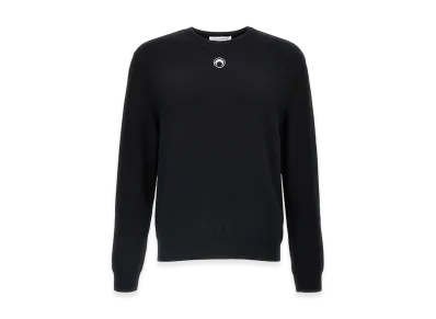 Marine Serre Stretch Viscose Sweater "Black"