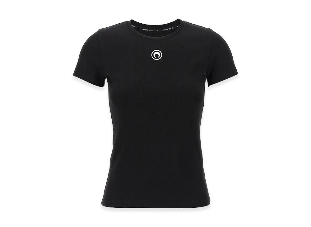 Marine Serre Women's T-Shirts "Black"