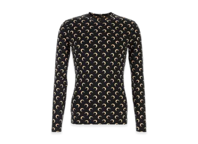 Marine Serre T-Shirts "Black/Neutrals"