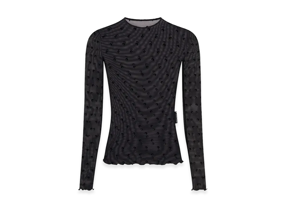 Marine Serre Women's T-Shirts "Black"