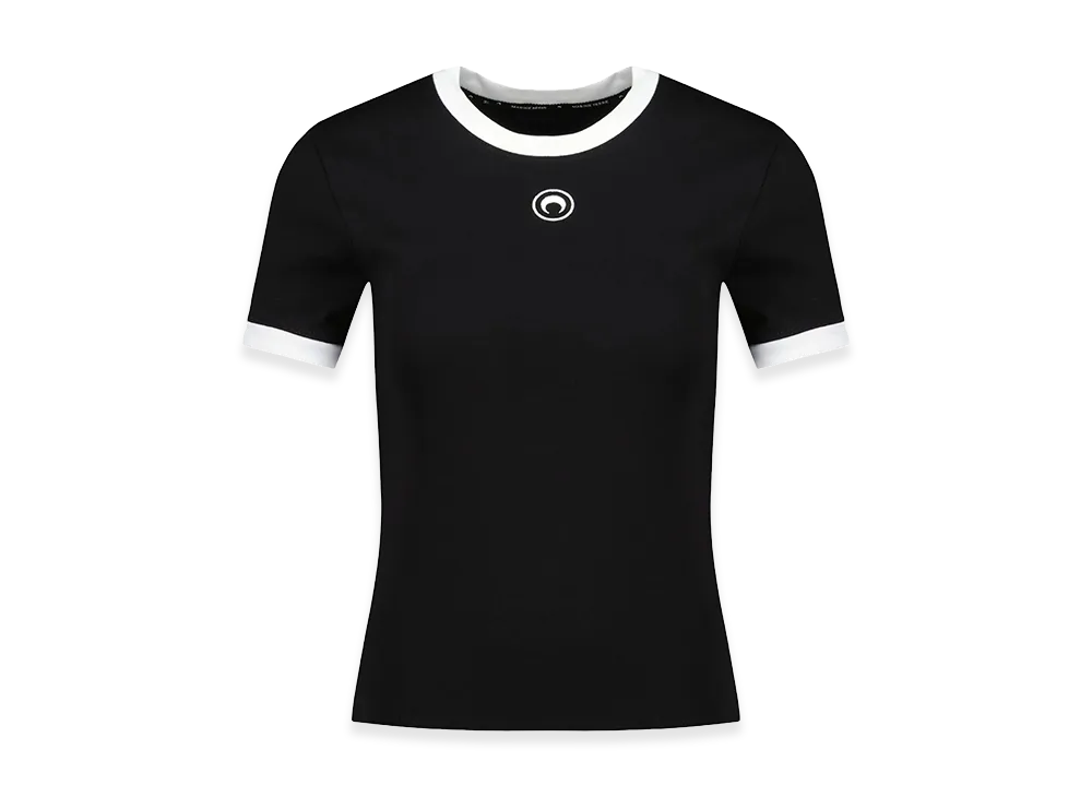 Marine Serre T-Shirts "Black/White"
