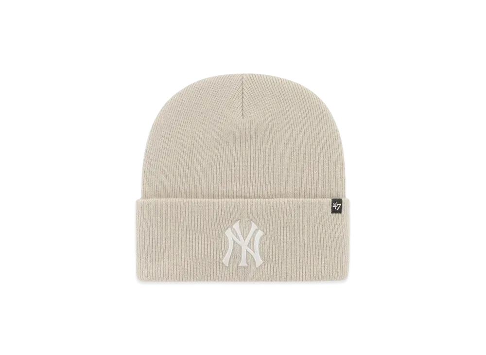 47 NYY MLB Haymaker Cuff Knit "NY Bone"