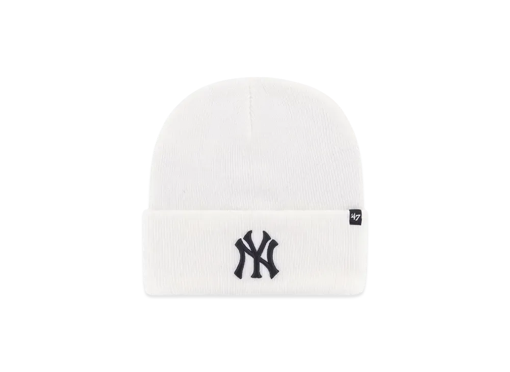 47 NYY MLB Haymaker Cuff Knit "NY White"