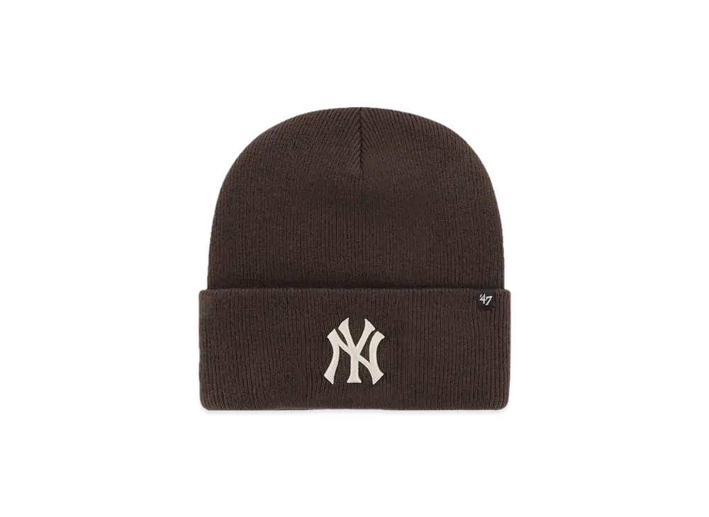 47 NYY MLB Haymaker Cuff Knit "NY Brown"