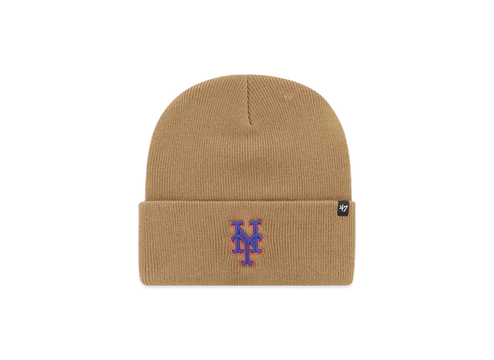 47 MLB Haymaker Cuff Knit "Mets Camel"