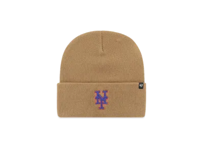 47 MLB Haymaker Cuff Knit "Mets Camel"