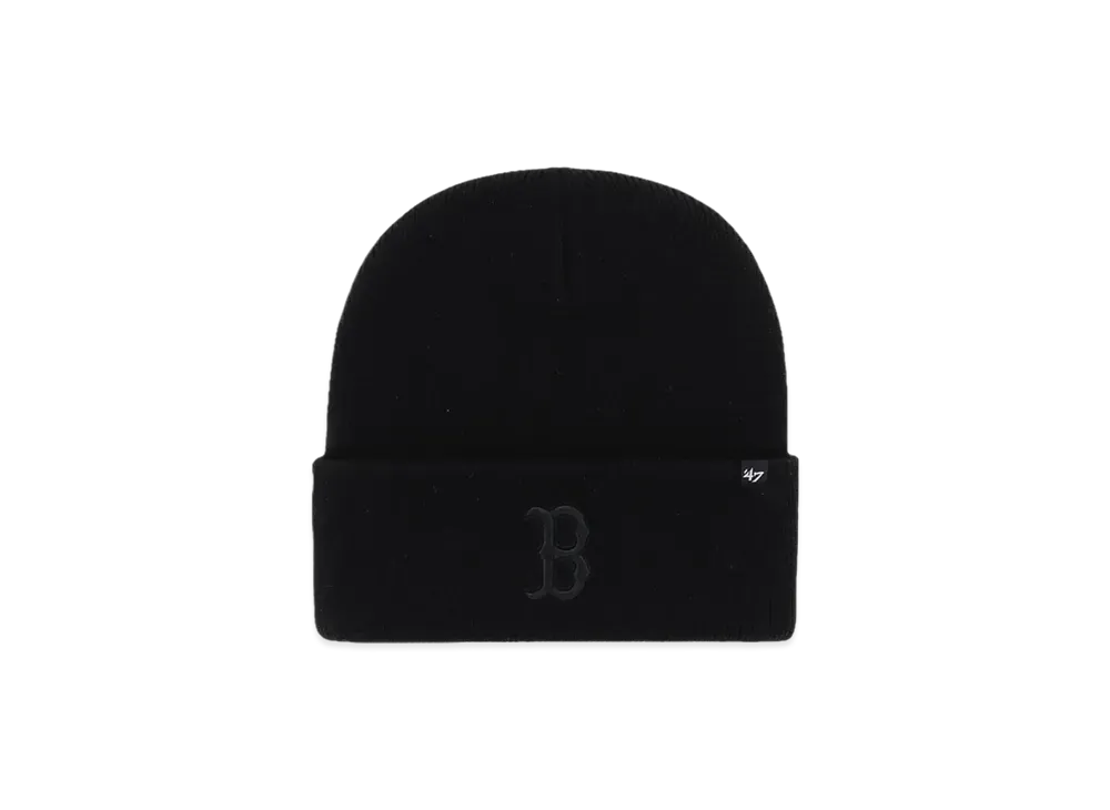 47 MLB Haymaker Cuff Knit "Red Sox Black"