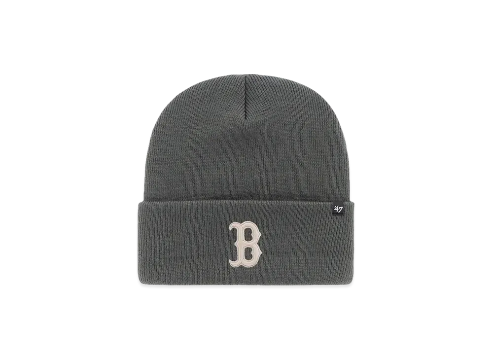 47 MLB Haymaker Cuff Knit "Red Sox Charcoal"