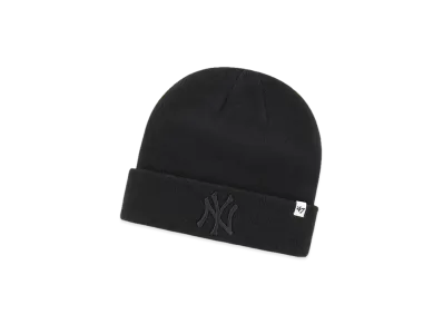 47 MLB Raised Cuff Knit "NY Black Black"