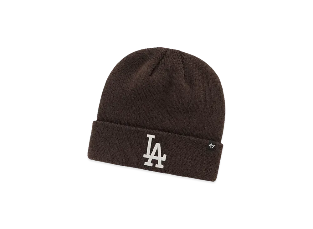 47 MLB Raised Cuff Knit "LA Brown"