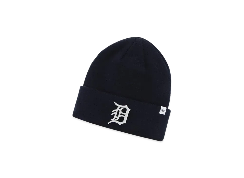 47 MLB Raised Cuff Knit "Tigers Navy"