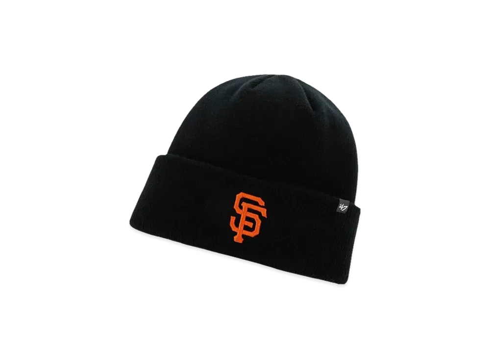 47 MLB Raised Cuff Knit "Giants Black"