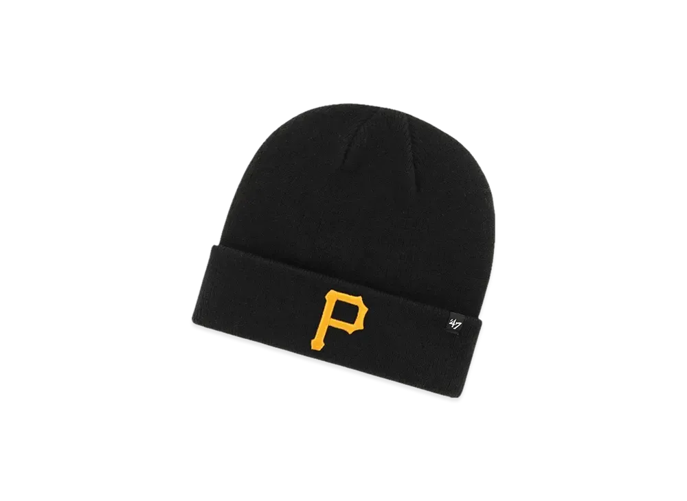 47 MLB Raised Cuff Knit "Pirate Black"