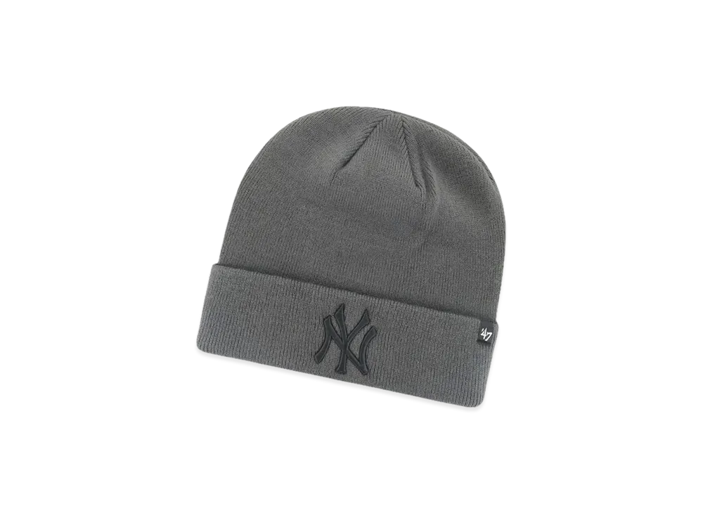 47 MLB Raised Cuff Knit "NY Charcoal"