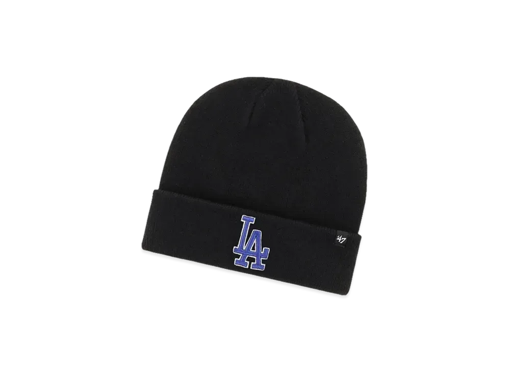 47 MLB Raised Cuff Knit "LA Black Royal"