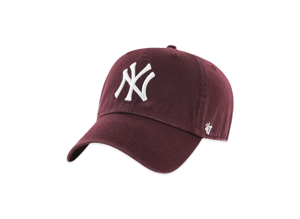 47 RGW17GWS NYY MLB Clean Up "Dark Maroon"