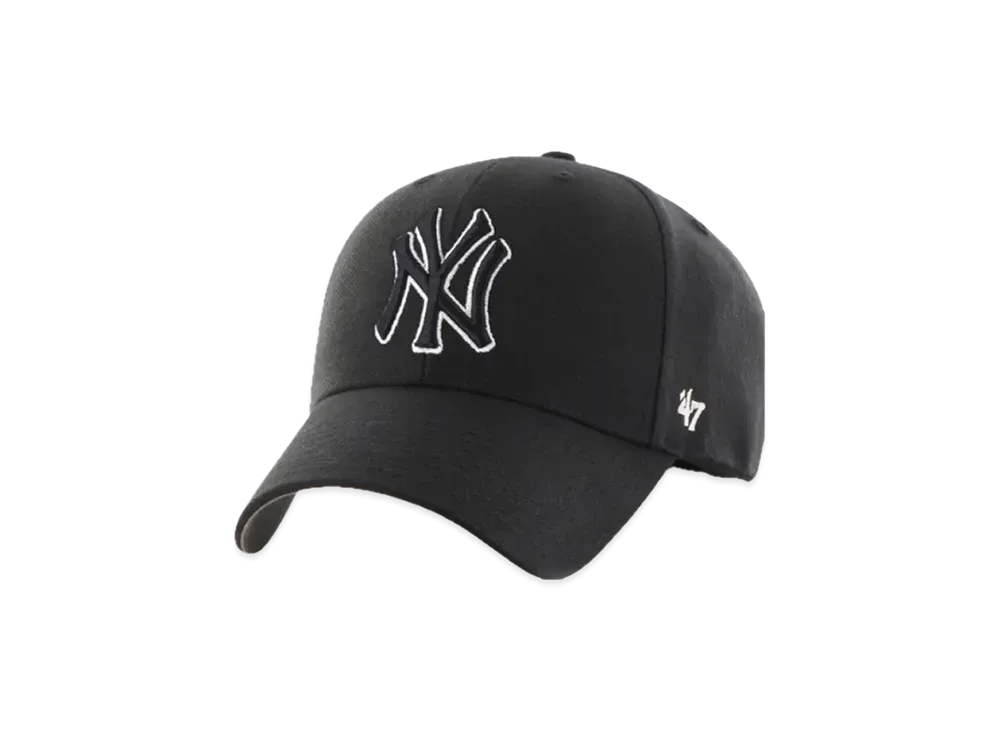 47 MVP17WBV NYY Yankees MVP "Black/Black White"