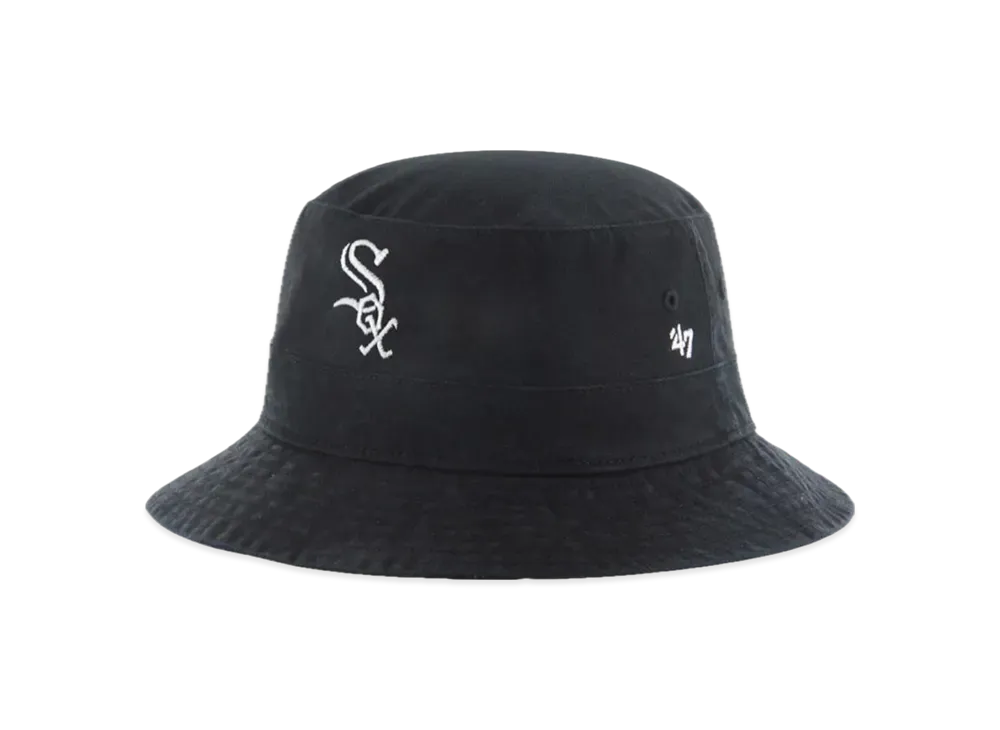 47 Bucket Hat "White Socks Black"