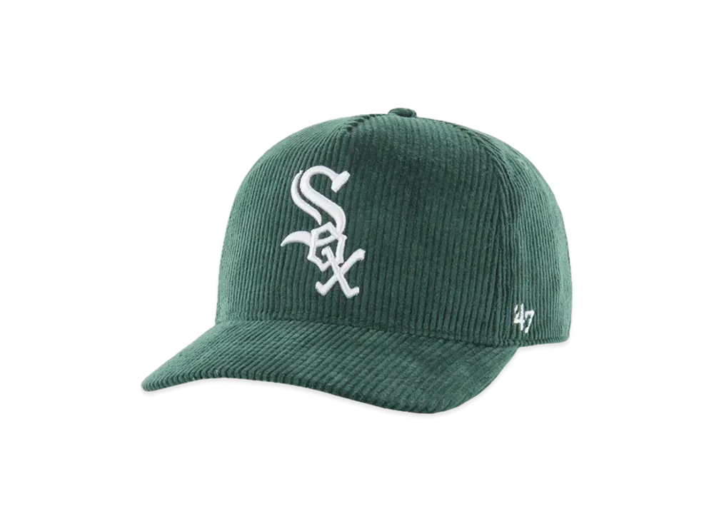 47 Hitch Corduroy "White Socks Green"