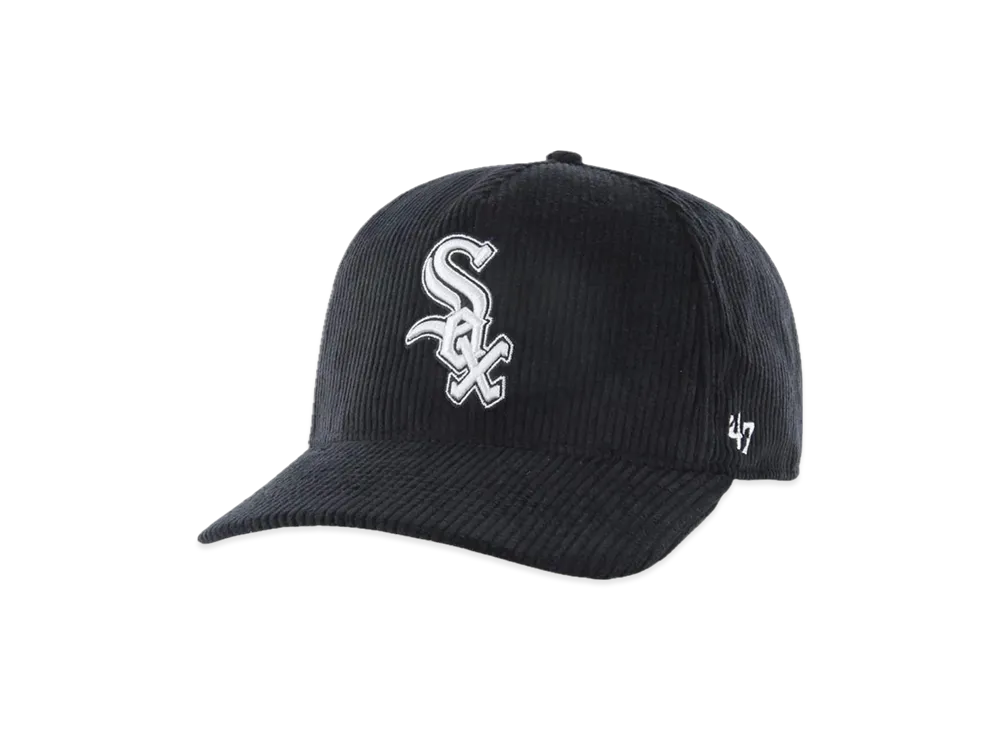 47 Hitch Corduroy "White Socks Black"